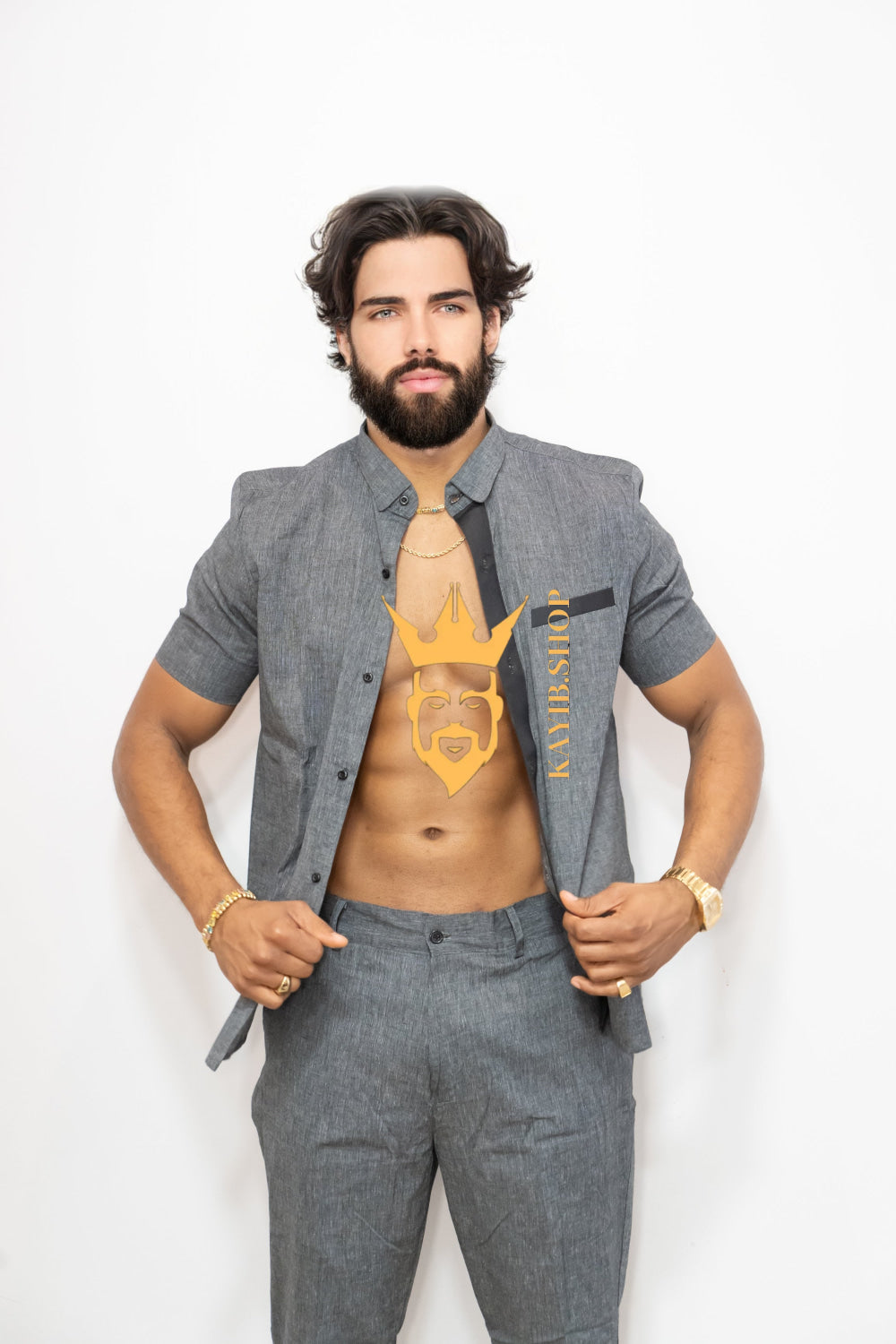 Remarkable Linen Mens Top & pants - kayibstrore
