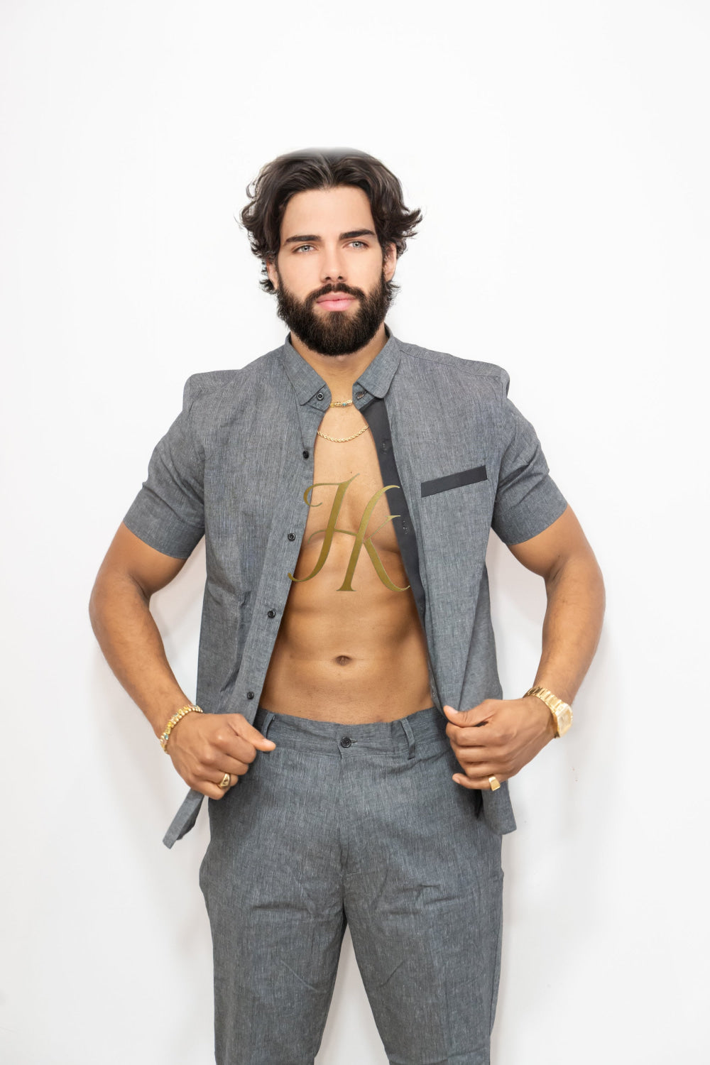 Remarkable Linen Mens Top & pants - kayibstrore