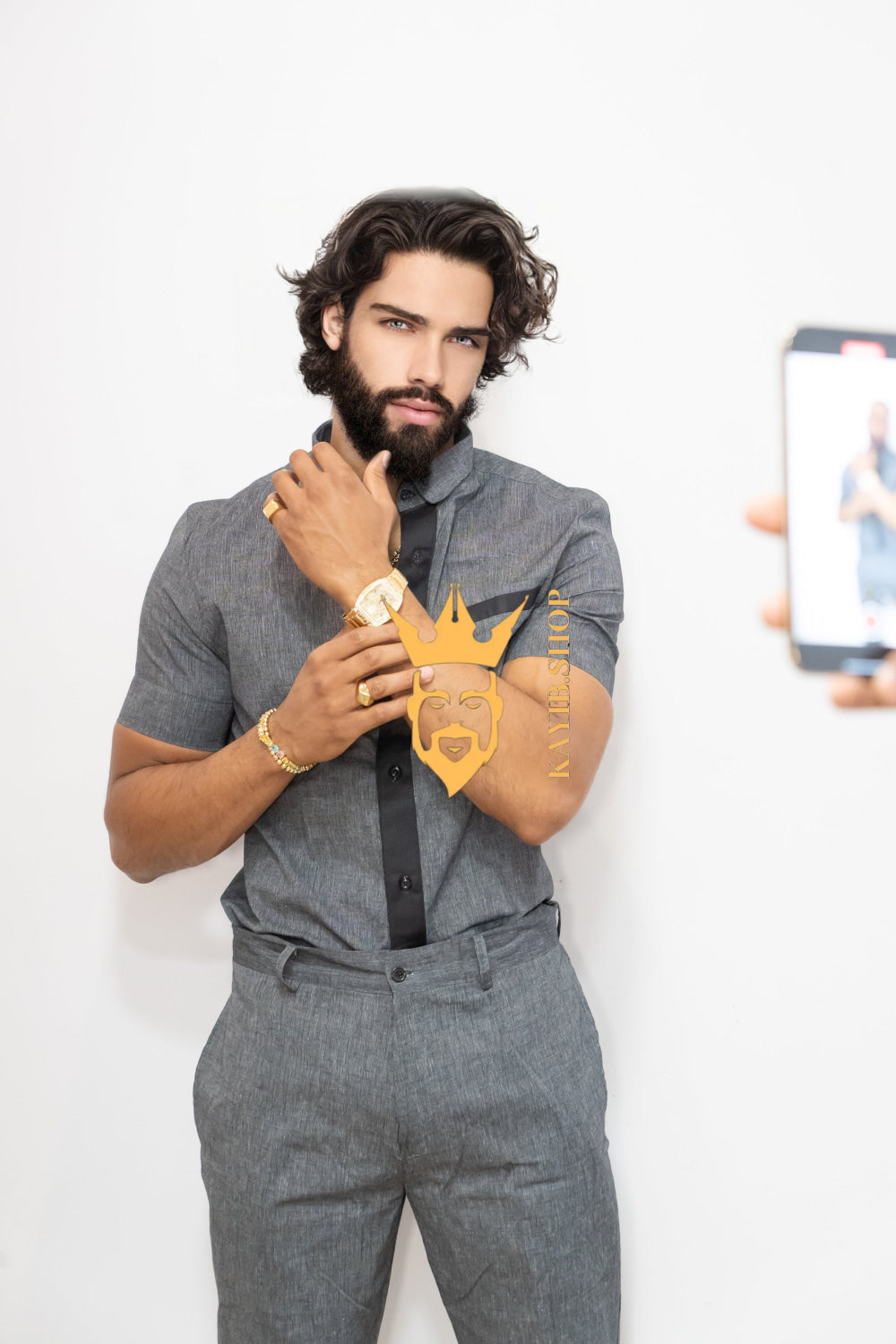 Remarkable Linen Mens Top & pants - kayibstrore