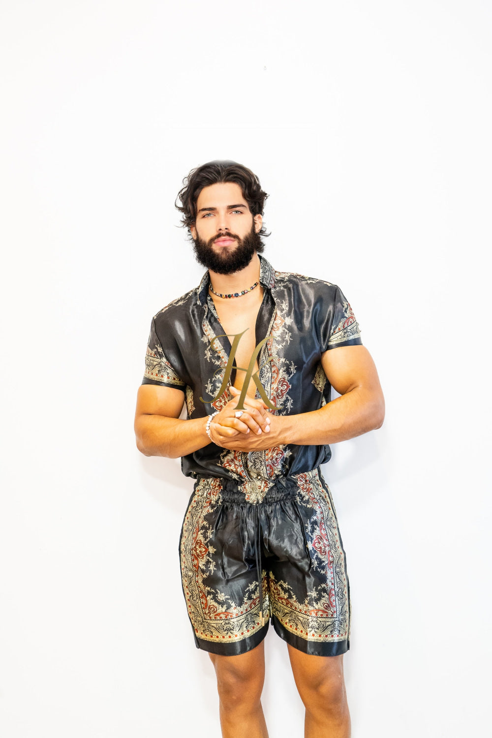 Barocco Men's Luxury Silk Dress Set - Comfort and Durability - kayibstrore