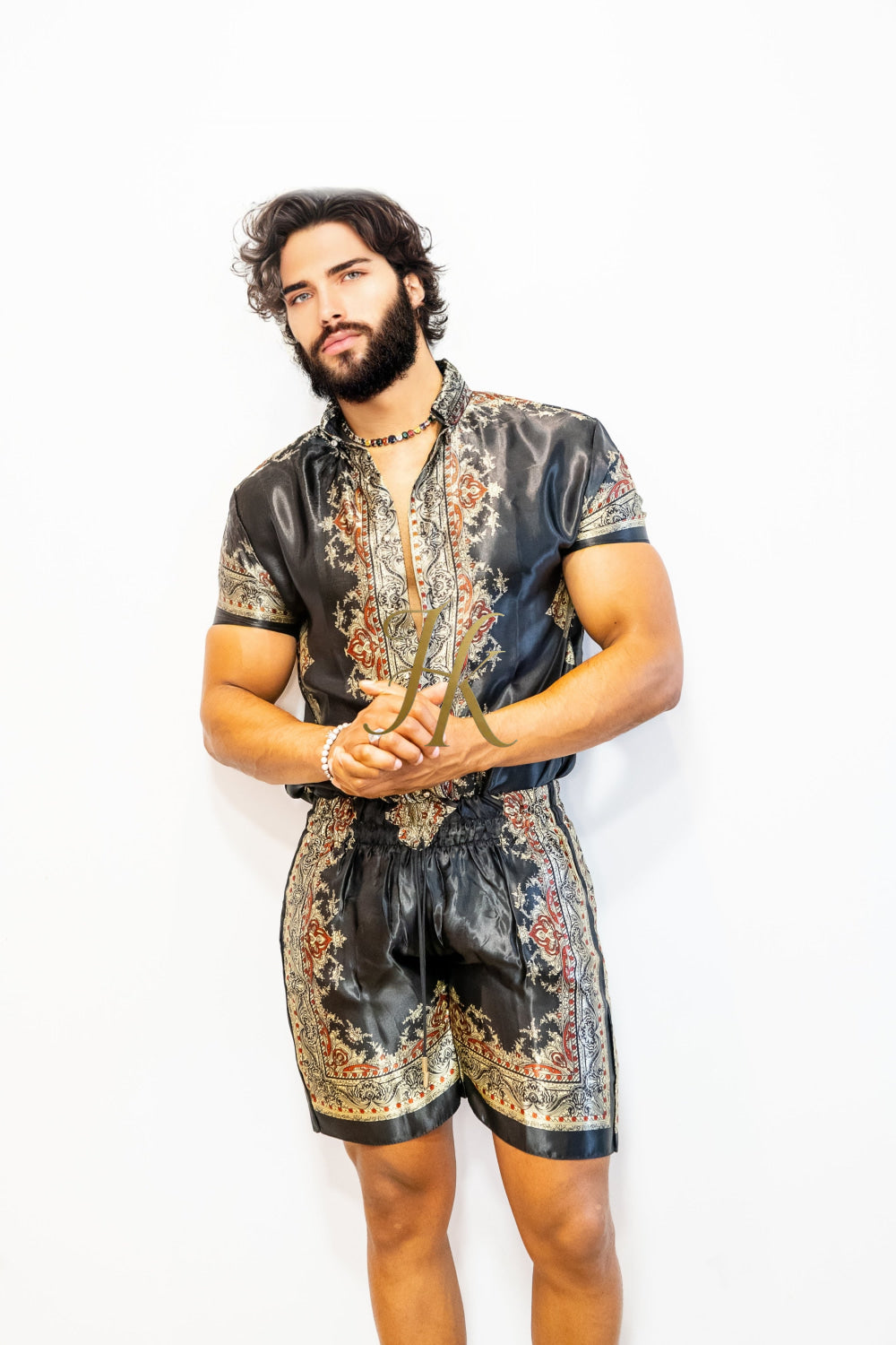 Barocco Men's Luxury Silk Dress Set - Comfort and Durability - kayibstrore