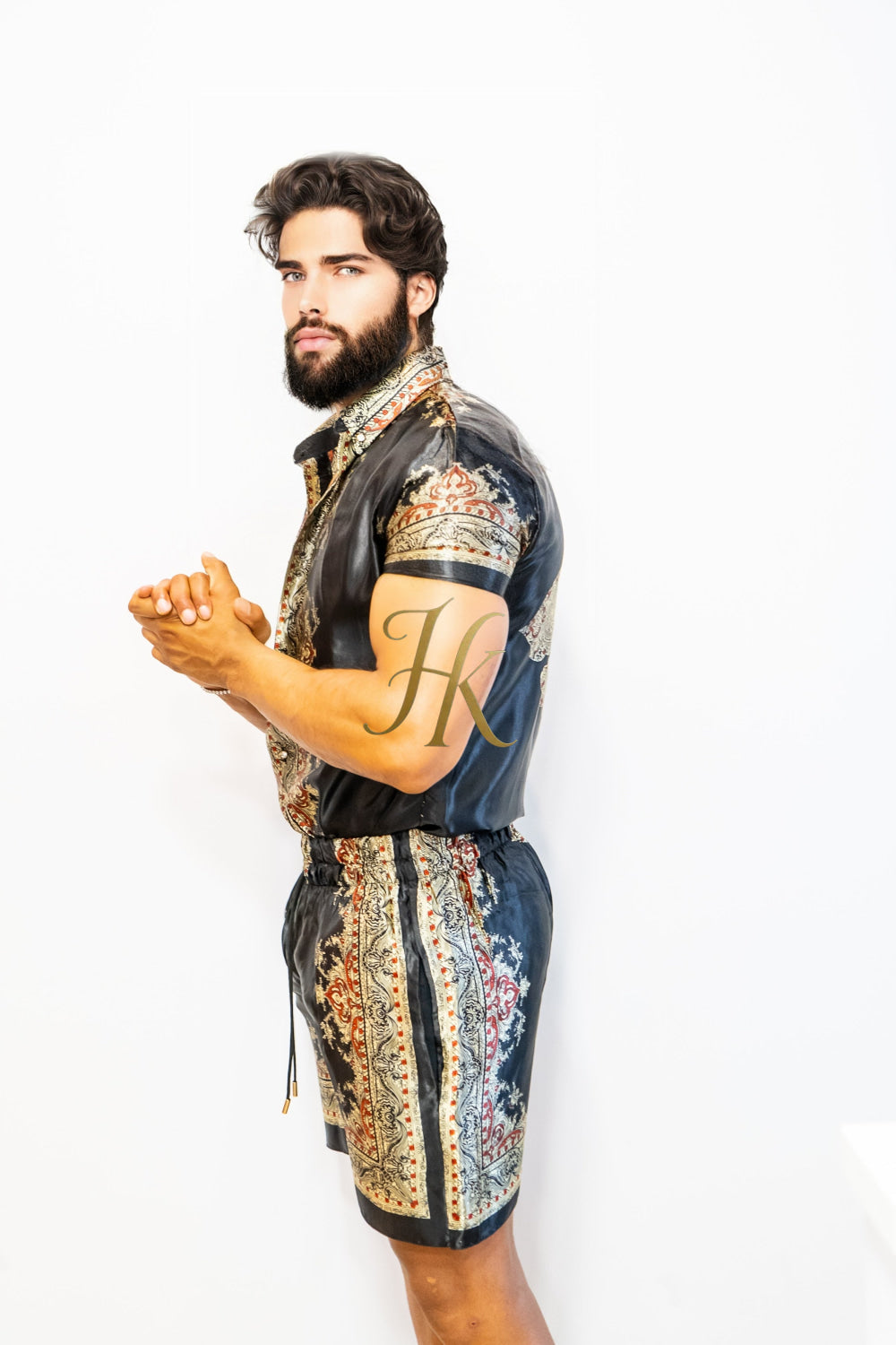 Barocco Men's Luxury Silk Dress Set - Comfort and Durability - kayibstrore