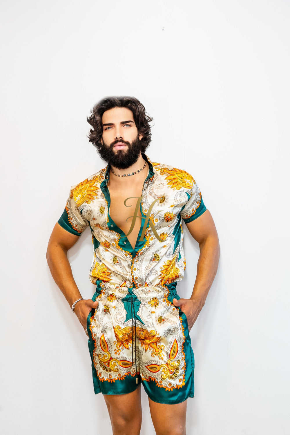 Hot Summer Luxury handmade Silk Set- Stay Cool and Look Flawless All Summer Long - kayibstrore