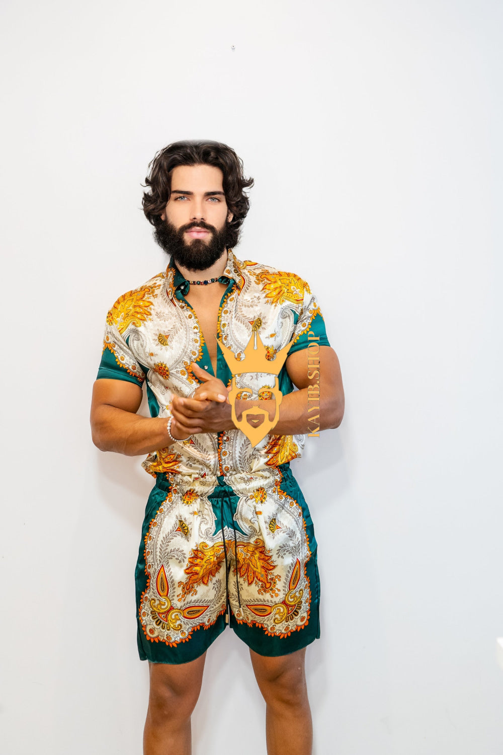 Hot Summer Luxury handmade Silk Set- Stay Cool and Look Flawless All Summer Long - kayibstrore