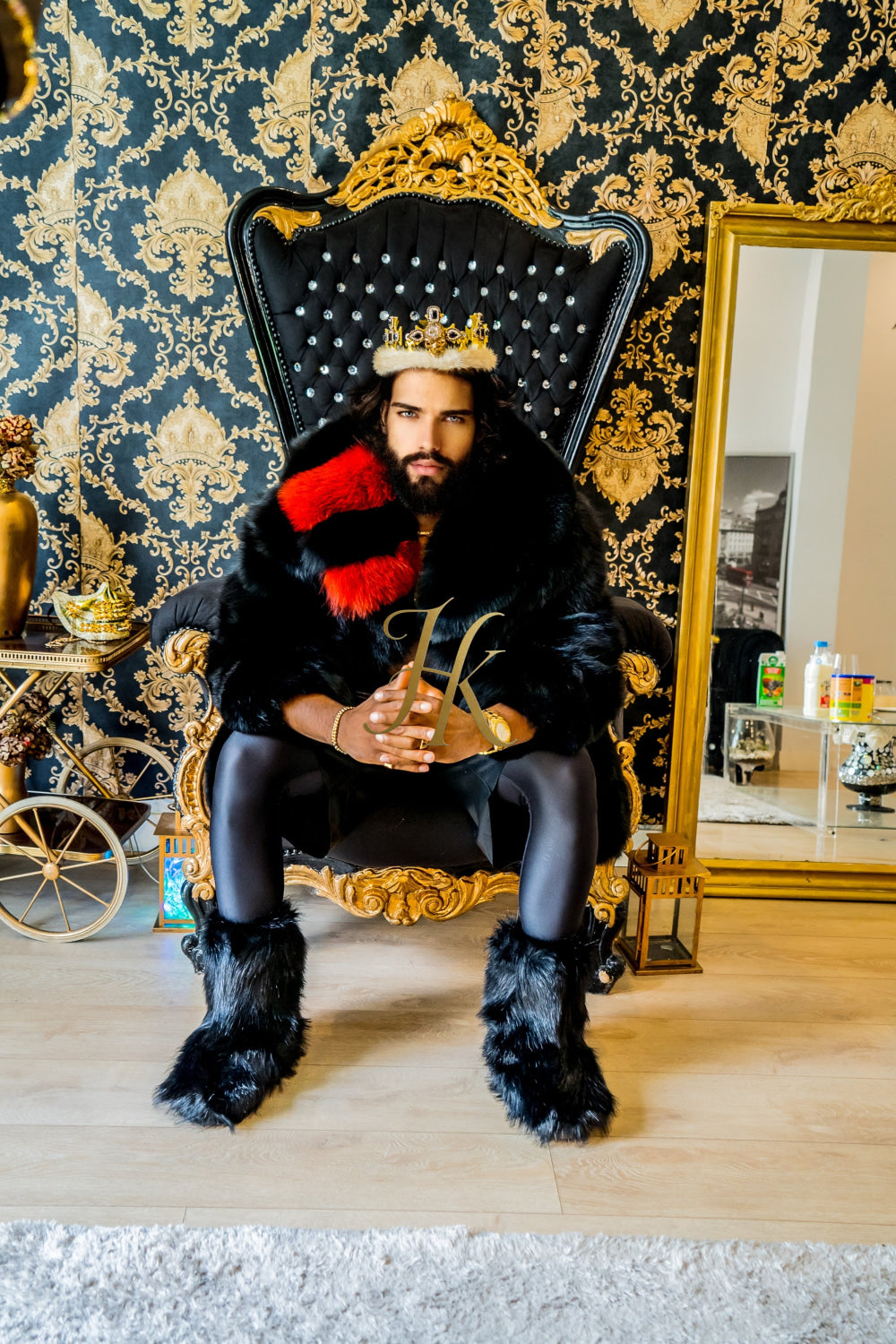 Luxurious Fox Fur Coats for Men - Elevate Your Style and Warmth" - kayibstrore