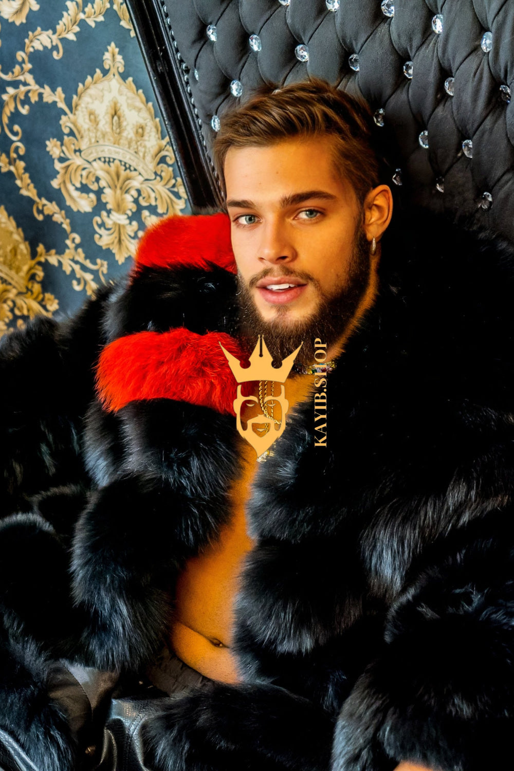 Winter Luxurious Fox Fur Coats for Men - Elevate Your Style and Warmth - kayibstrore