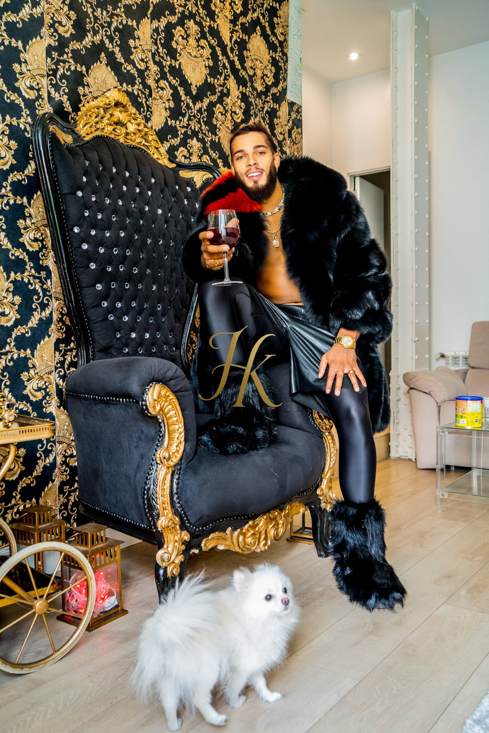 Winter Luxurious Fox Fur Coats for Men - Elevate Your Style and Warmth - kayibstrore