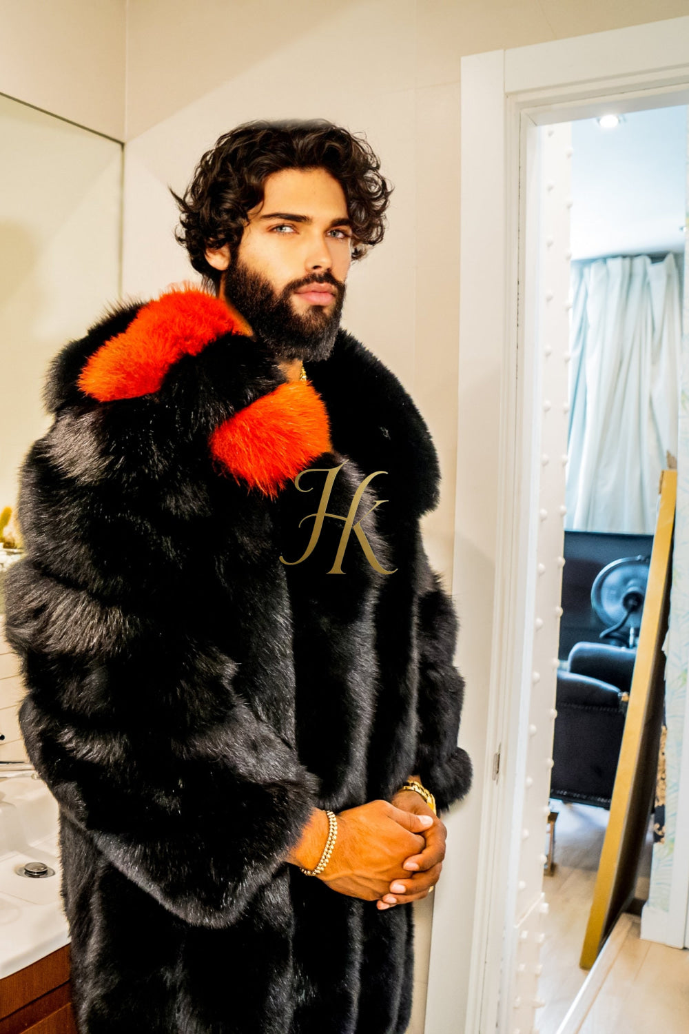 Luxurious Fox Fur Coats for Men - Elevate Your Style and Warmth" - kayibstrore