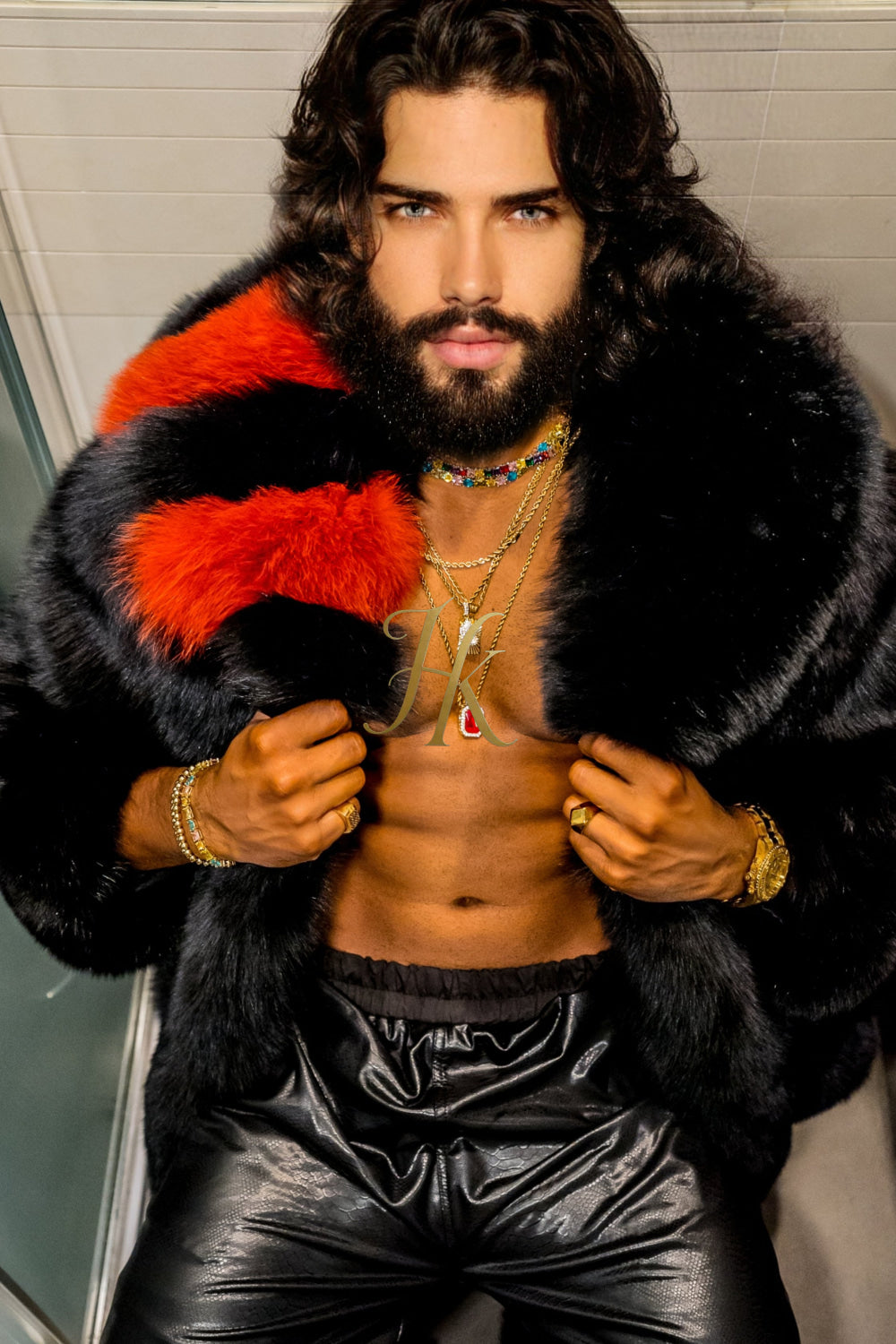 Luxurious Fox Fur Coats for Men - Elevate Your Style and Warmth" - kayibstrore