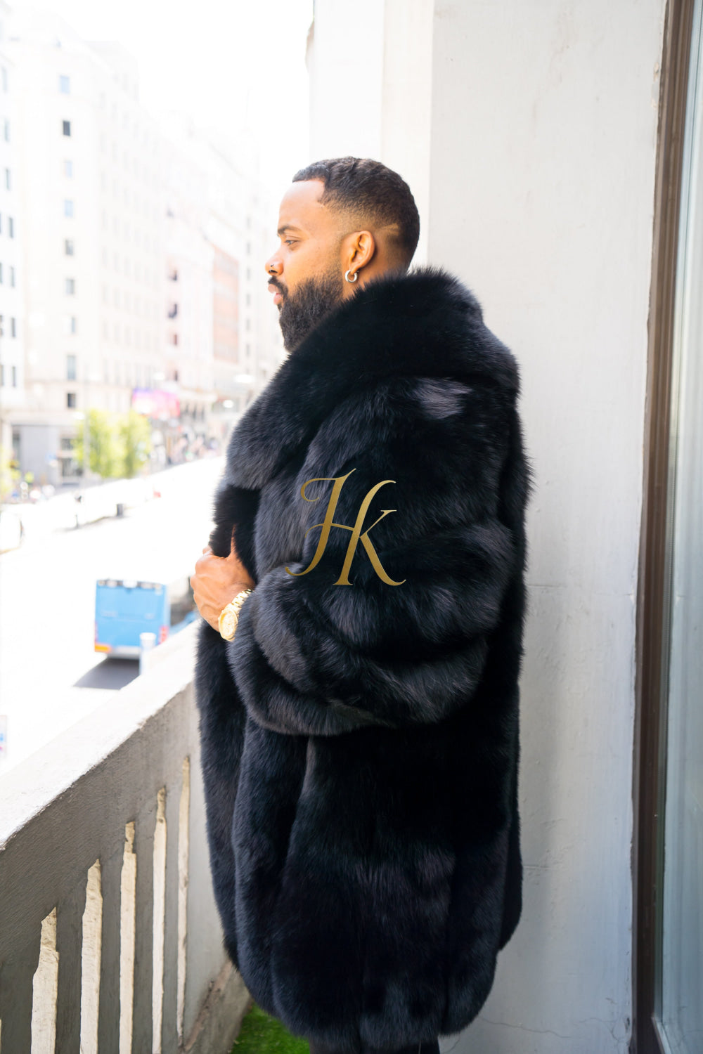 "Experience Opulence: Luxurious Fox Fur Coats for Men - Elevate Your Style and Warmth" - kayibstrore