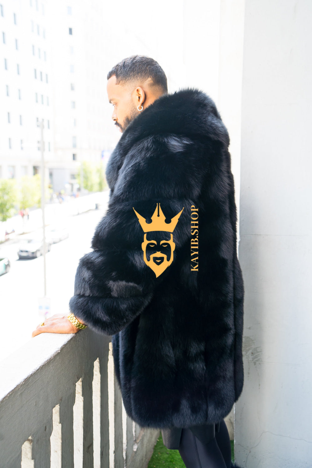 "Experience Opulence: Luxurious Fox Fur Coats for Men - Elevate Your Style and Warmth" - kayibstrore