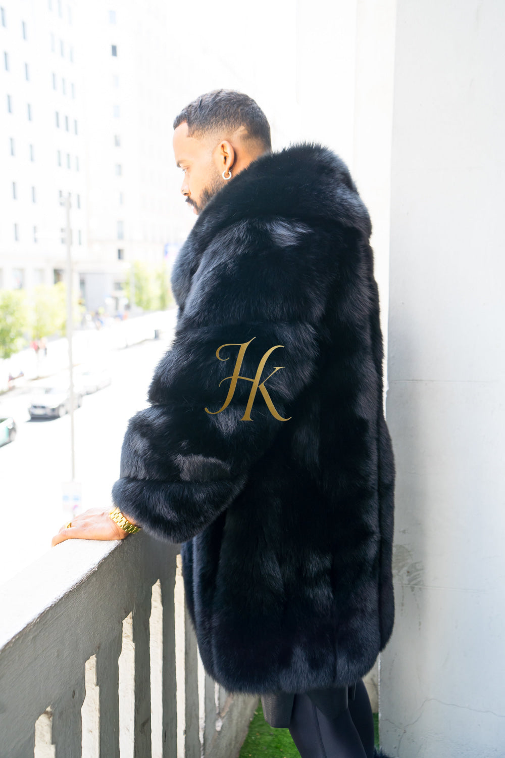 "Experience Opulence: Luxurious Fox Fur Coats for Men - Elevate Your Style and Warmth" - kayibstrore