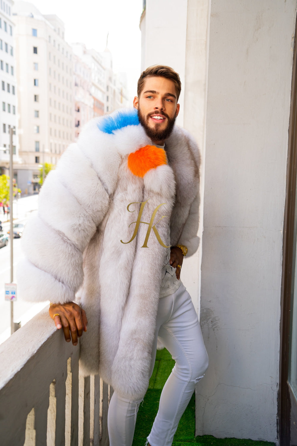 Winter Luxurious Fox Fur Coats for Men - Elevate Your Style and Warmth - kayibstrore