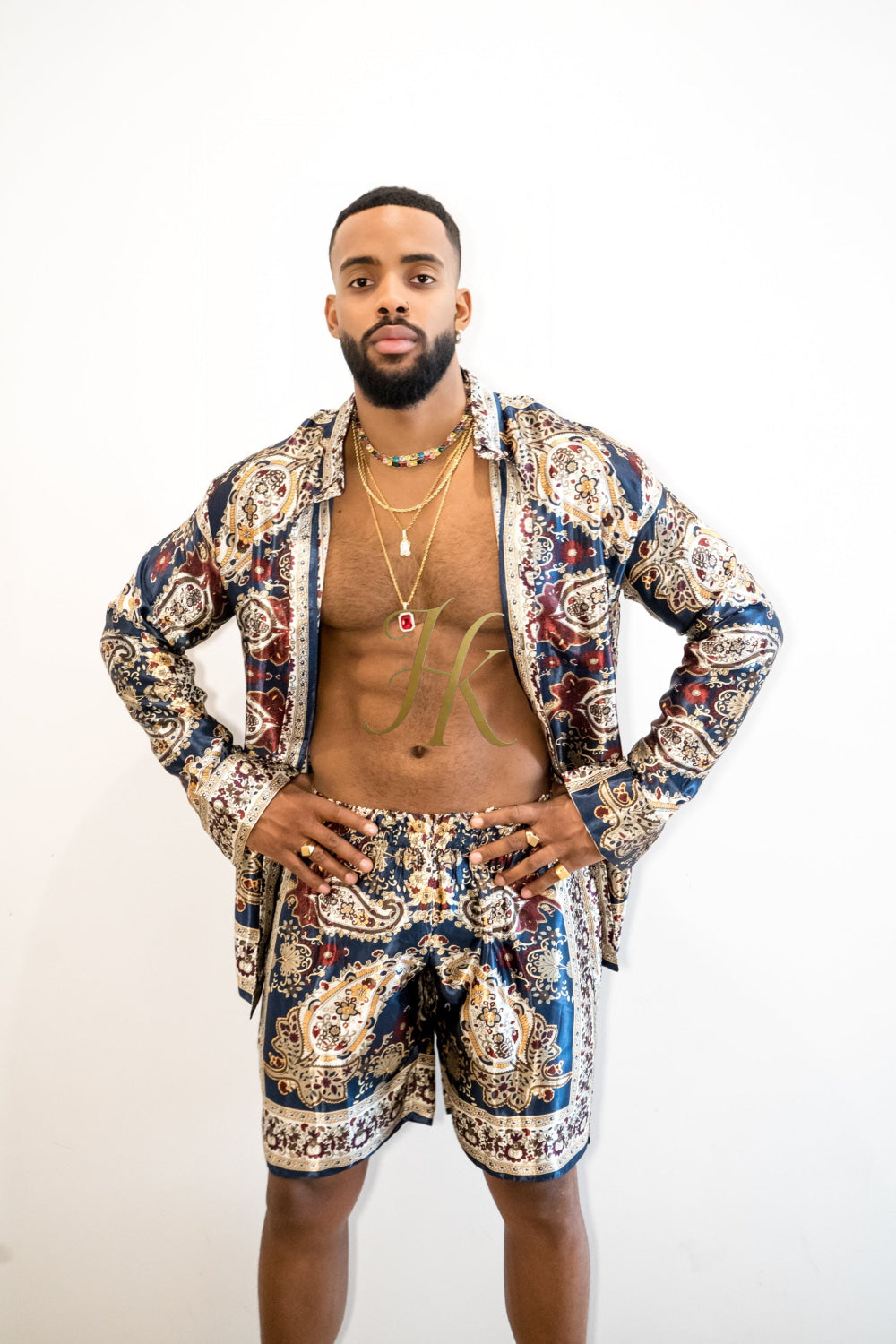 Fashion Luxury handmade Silk Set - Elevate Your Style with Vibrant Spanish Fashion - Stay Cool and Look Flawless All Summer Long - kayibstrore