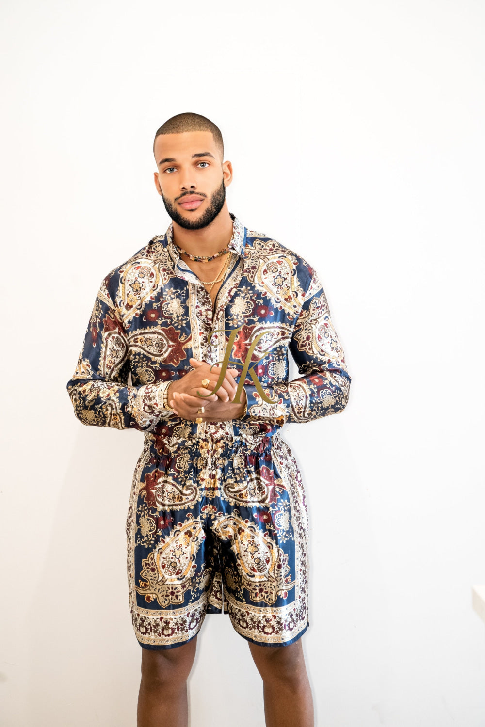 Summer Fashion Luxury Silk shirt Set - Stay Cool and Look Flawless All Summer Long - kayibstrore