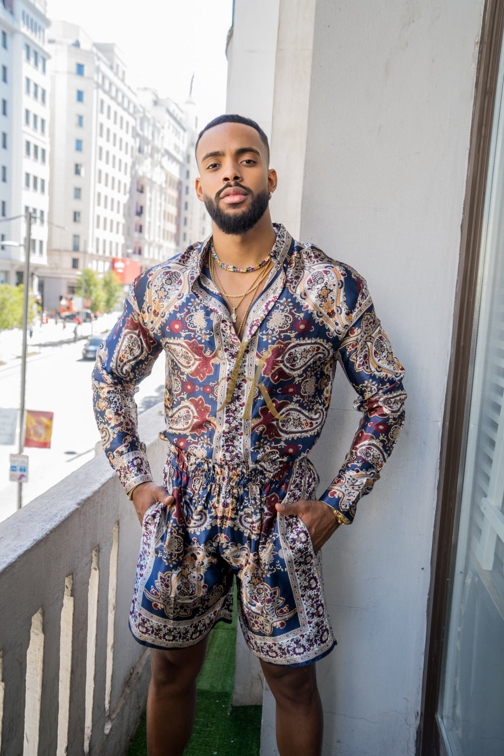 Fashion Luxury handmade Silk Set - Elevate Your Style with Vibrant Spanish Fashion - Stay Cool and Look Flawless All Summer Long - kayibstrore