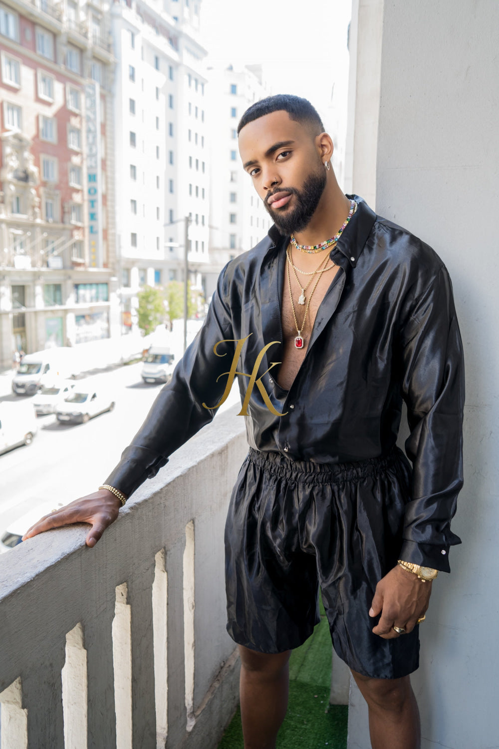 Men's Apparel Silk Shirt Set - Elevate Your Style with Pure Luxury - Hand-Sewn for Impeccable Quality - kayibstrore