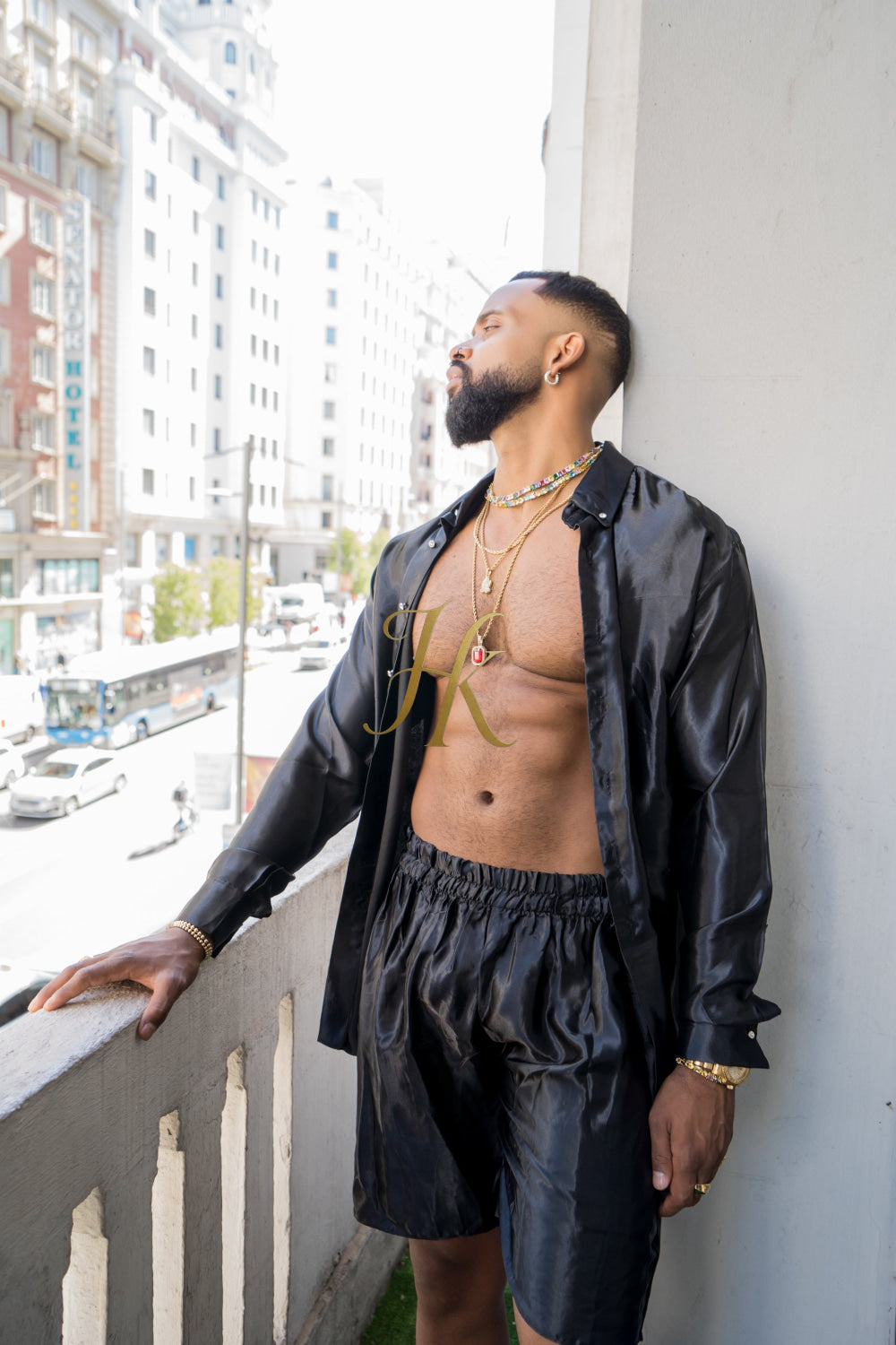 Men's Apparel Silk Shirt Set - Elevate Your Style with Pure Luxury - Hand-Sewn for Impeccable Quality - kayibstrore