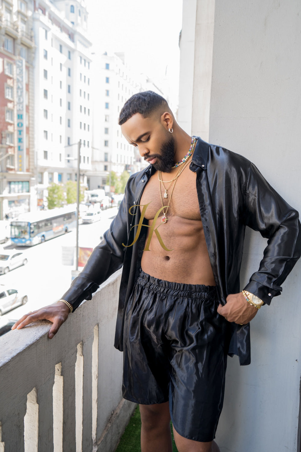 Men's Apparel Silk Shirt Set - Elevate Your Style with Pure Luxury - Hand-Sewn for Impeccable Quality - kayibstrore