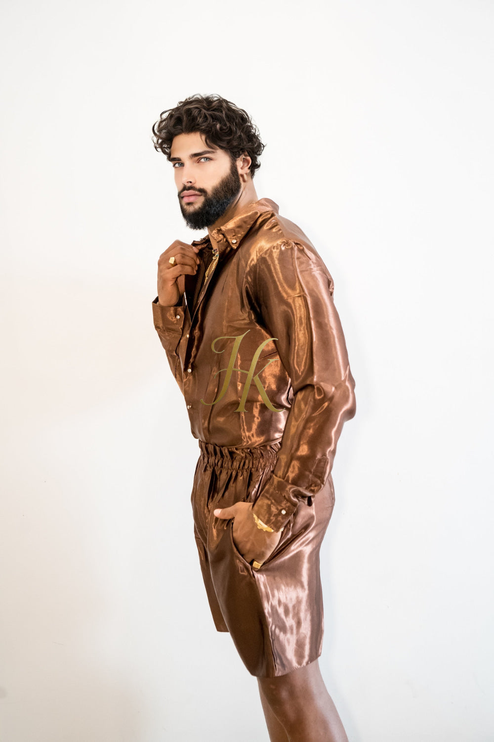 Handmade Luxury Silk shirt Set - Elevate Your Style with Vibrant Fashion - Stay Cool and Look Flawless All Summer Long - kayibstrore
