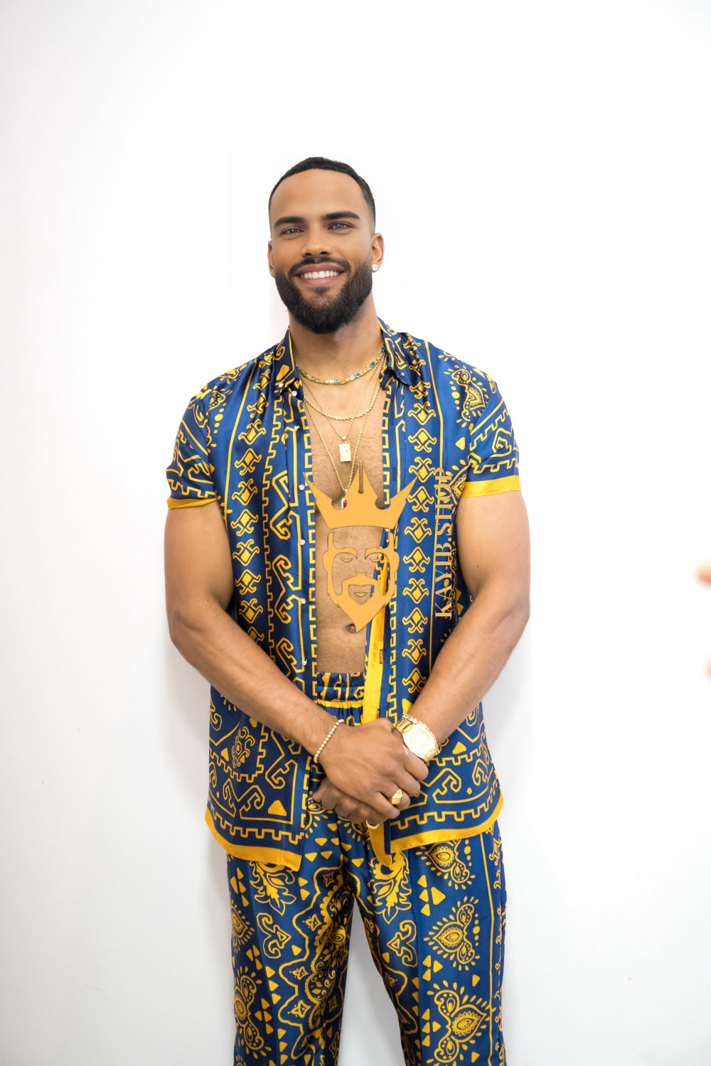 Luxury Silk Rave Wear for Men - kayibstrore