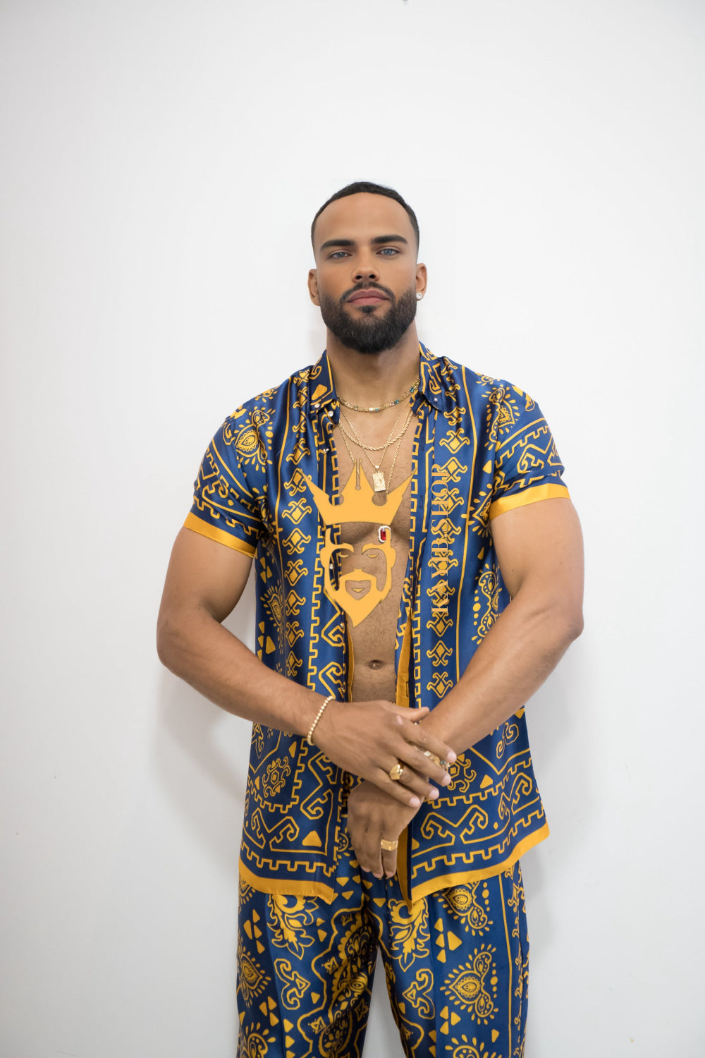 Luxury Silk Rave Wear for Men - kayibstrore