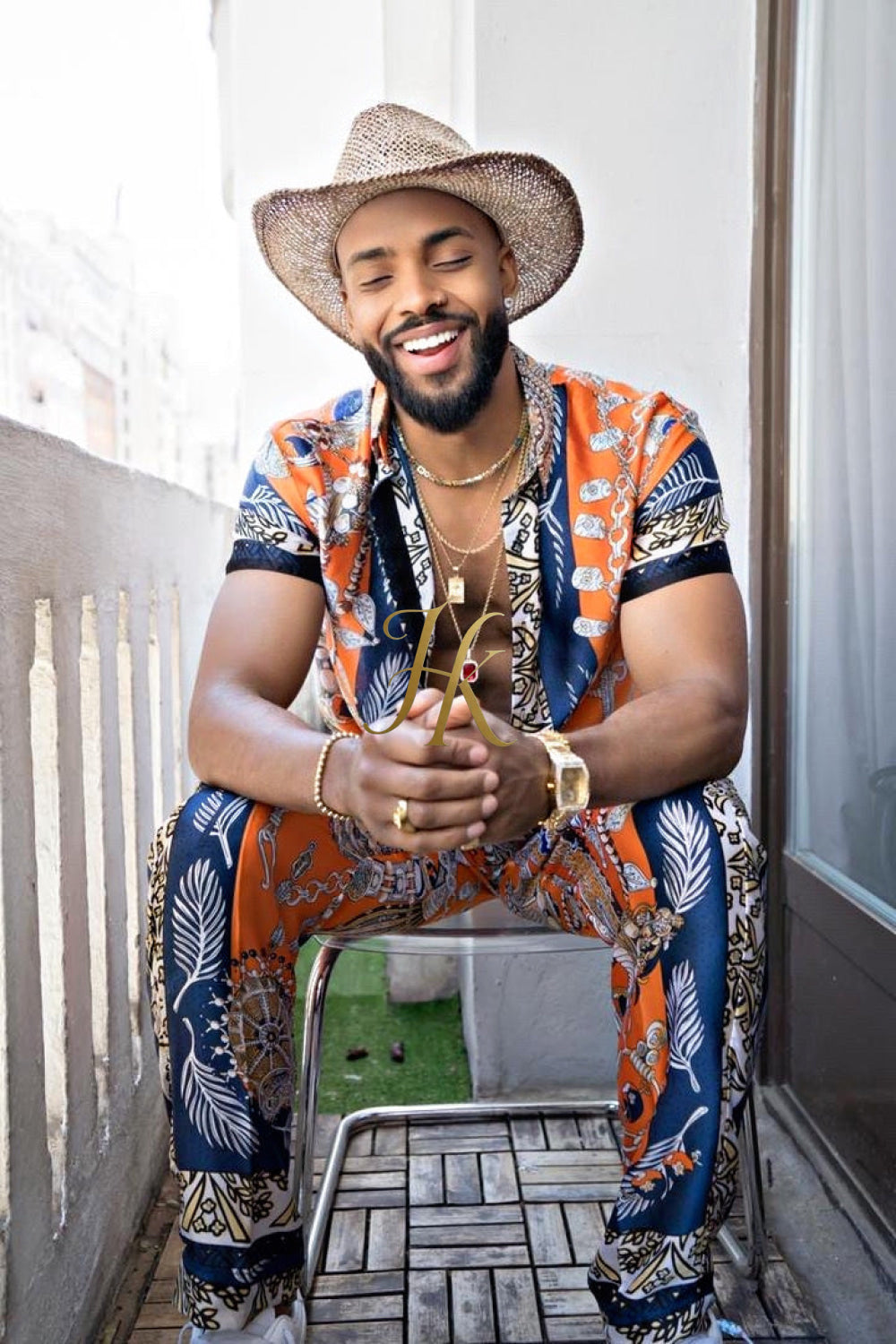 Unleash Your Style: Luxury Silk Set Festival Wear for Men - kayibstrore