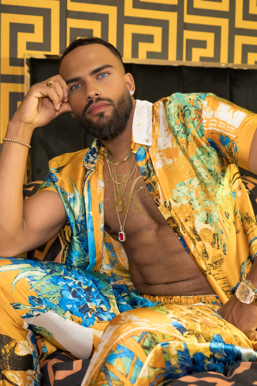 Luxurious Men's Silk Set Pants - kayibstrore