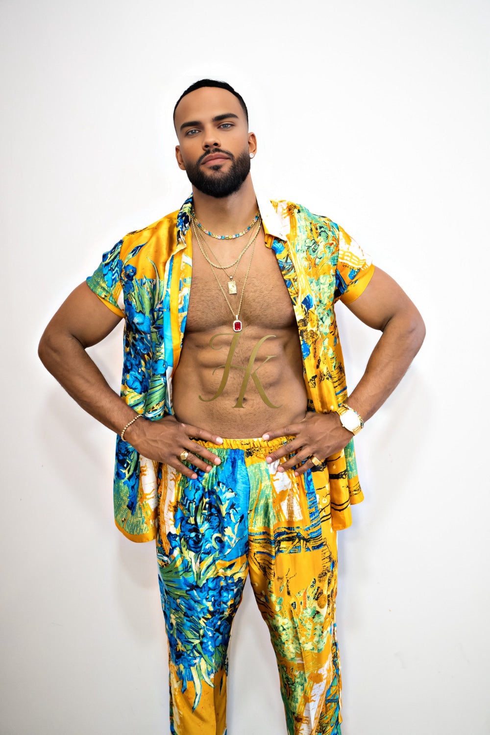 Handmade Outfits: Men's Luxury Silk Set - kayibstrore