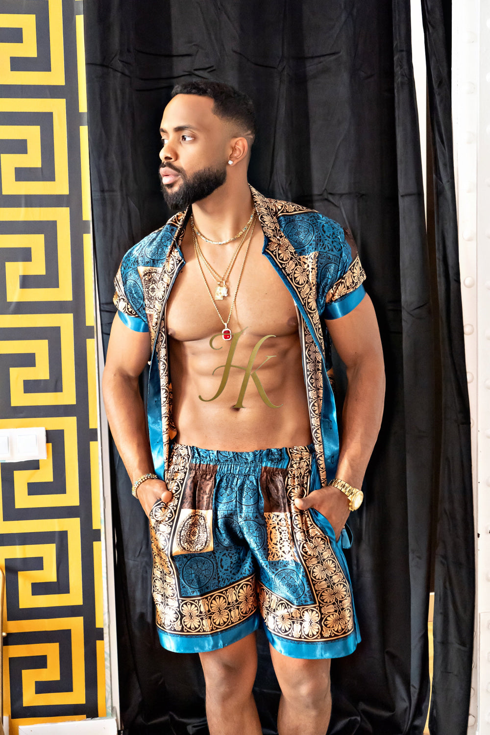 Men's Luxury Silk Dress Set Outfit - Elevate Your Style Game with Ultimate Comfort and Unbeatable Quality - kayibstrore