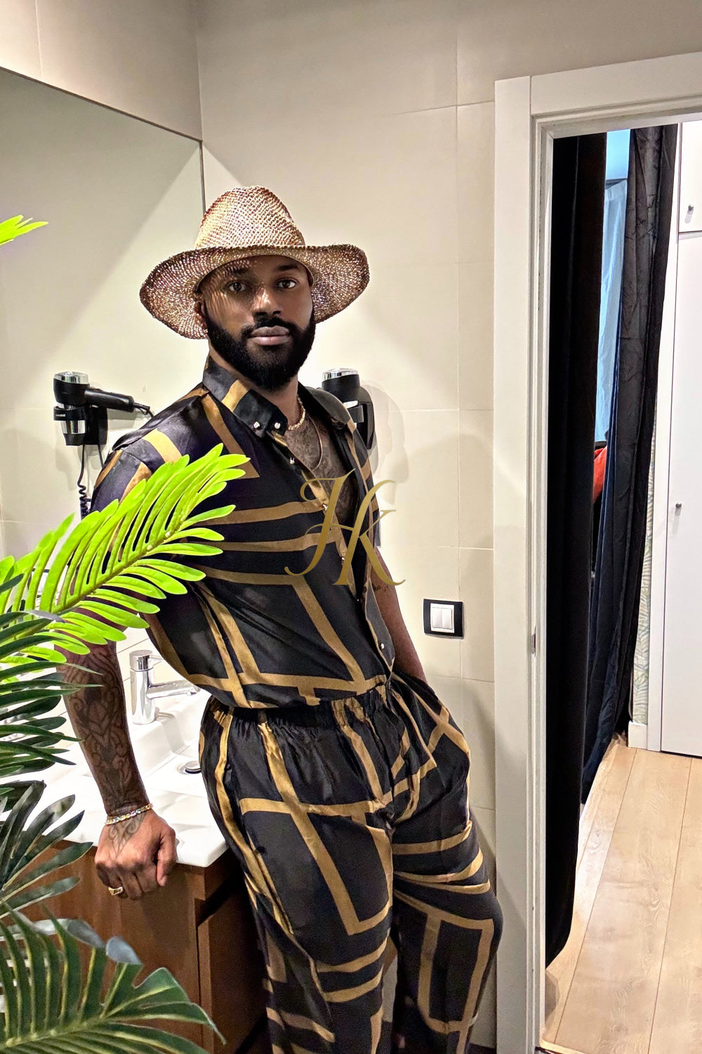 Handmade Outfits: Men's Luxury Silk Set - kayibstrore
