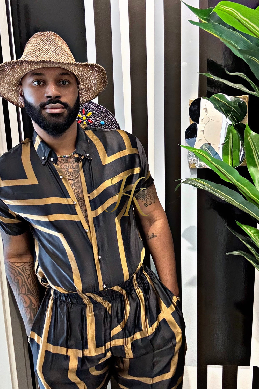 Handmade Outfits: Men's Luxury Silk Set - kayibstrore
