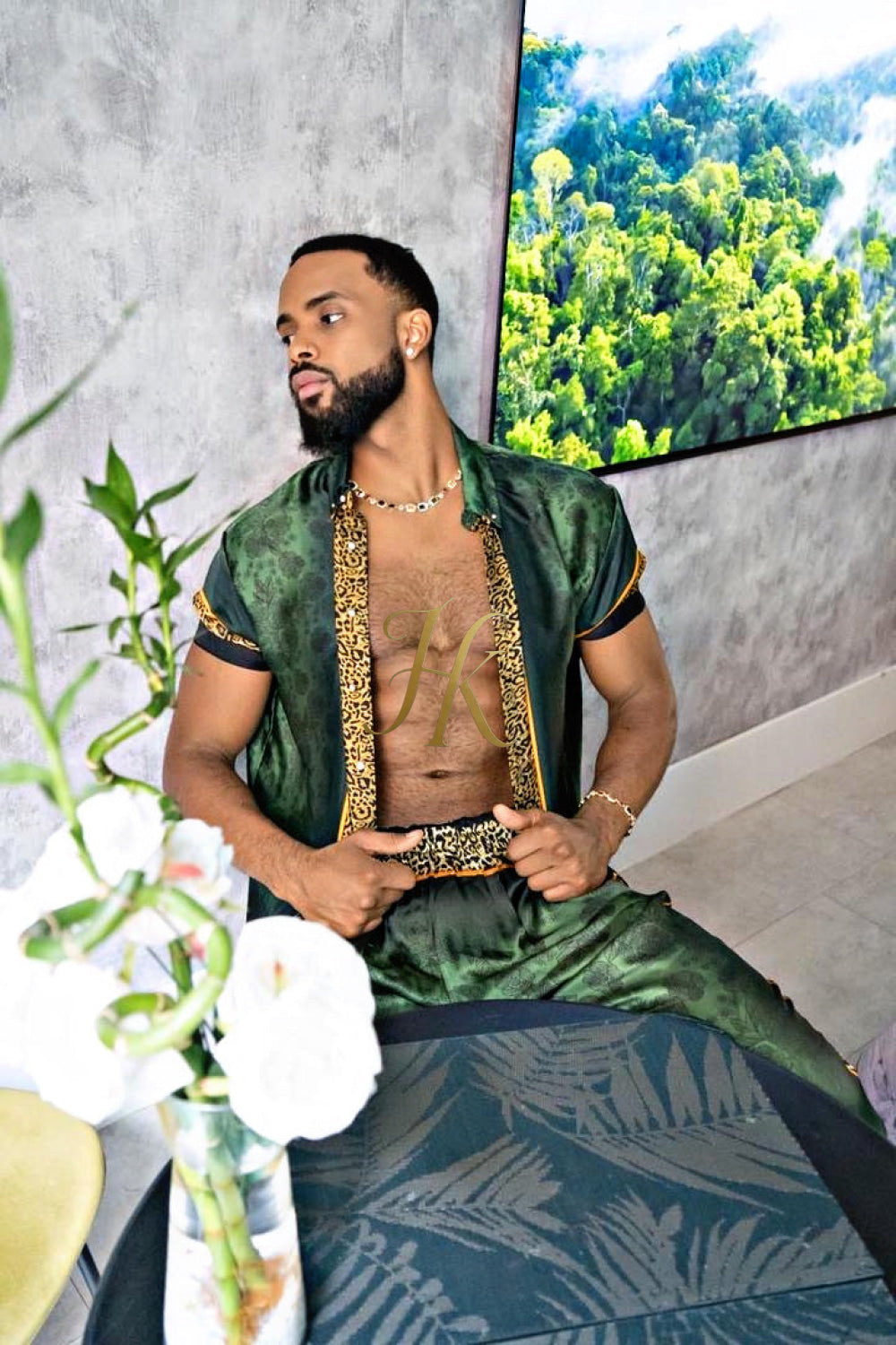 Handmade Outfits: Men's Luxury Silk Set - kayibstrore