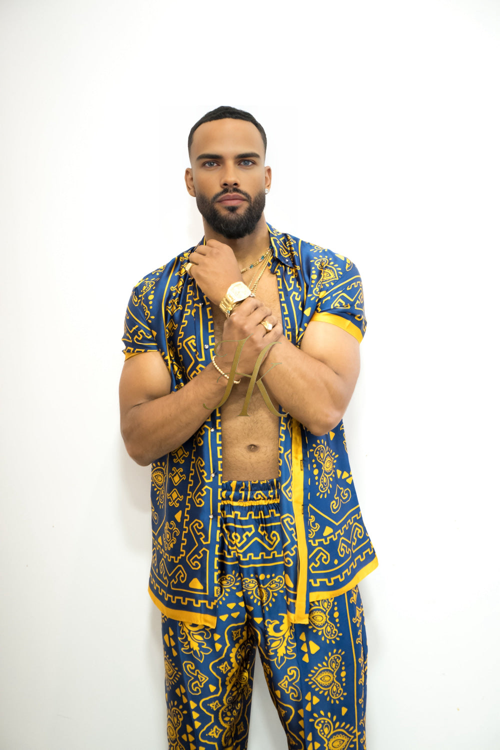 Luxury Silk Rave Wear for Men - kayibstrore