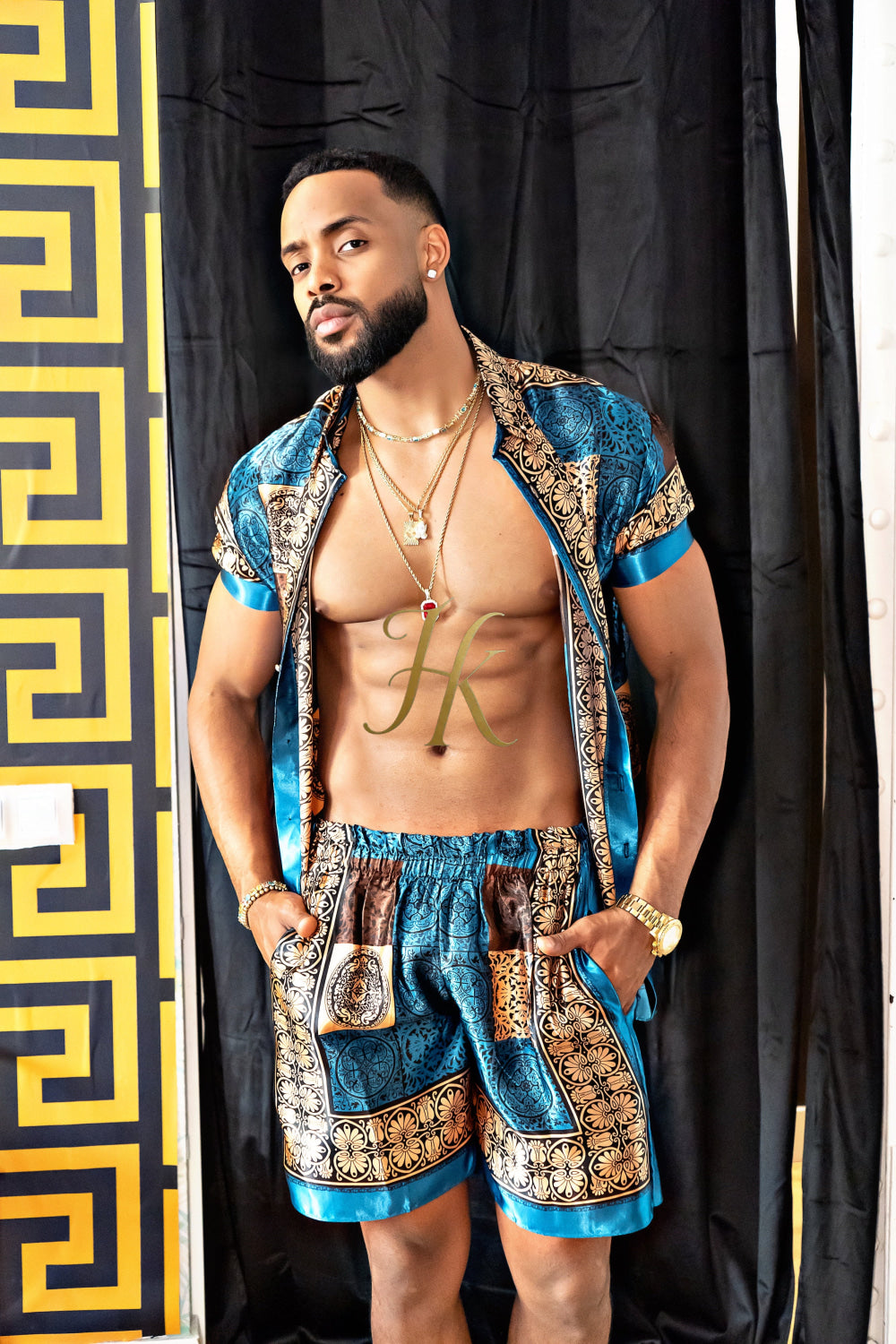 Men's Luxury Silk Dress Set Outfit - Elevate Your Style Game with Ultimate Comfort and Unbeatable Quality - kayibstrore