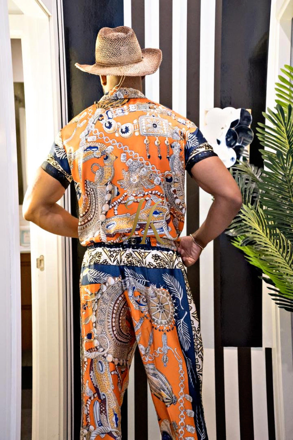 Unleash Your Style: Luxury Silk Set Festival Wear for Men - kayibstrore