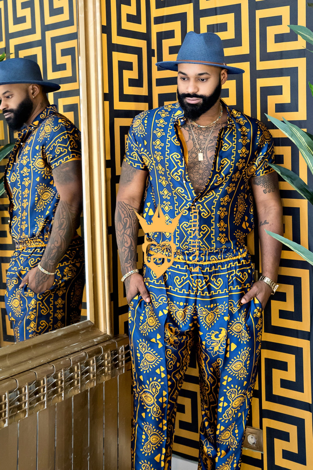 Men's Silk Beach Outfit - kayibstrore