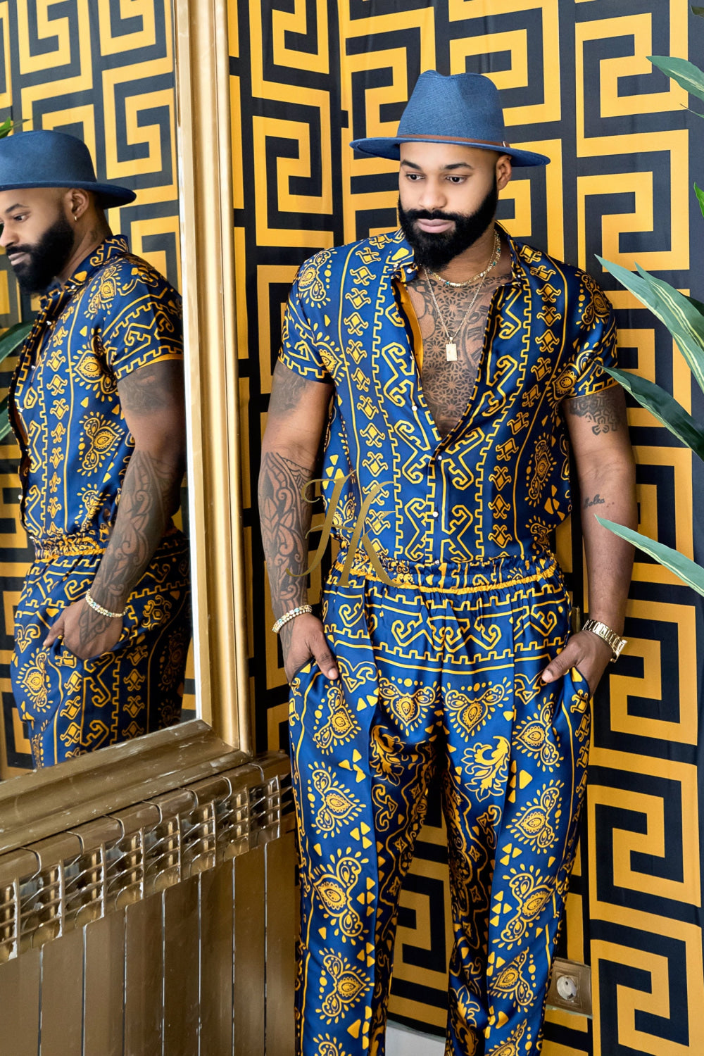 Men's Silk Beach Outfit - kayibstrore