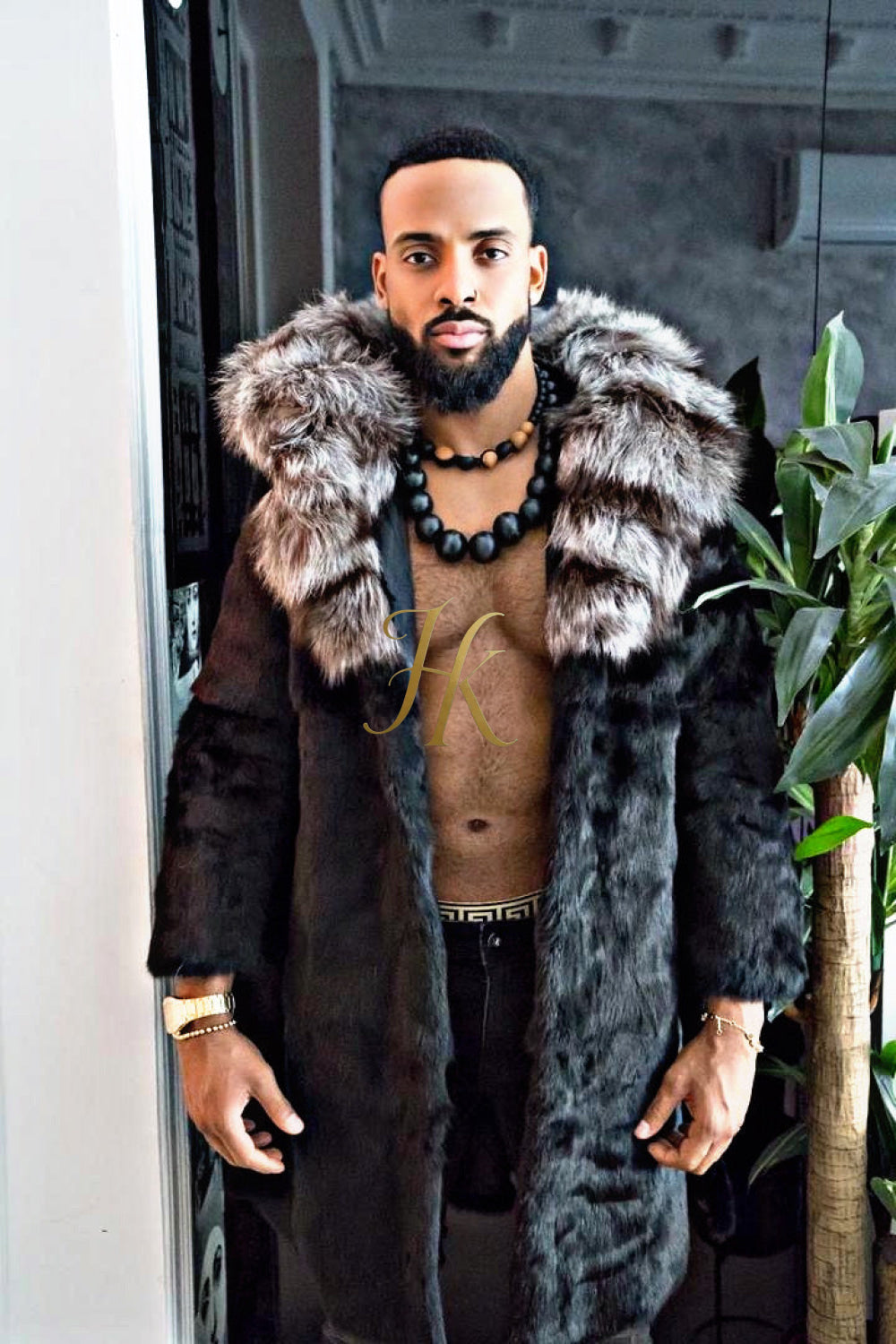 Luxurious Fox Fur Coats for Men - Elevate Your Style and Warmth - kayibstrore
