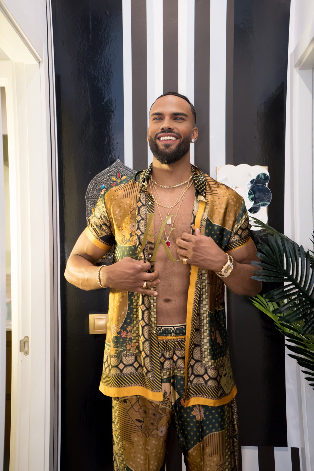 Handmade Outfits: Men's Luxury Silk Set - kayibstrore