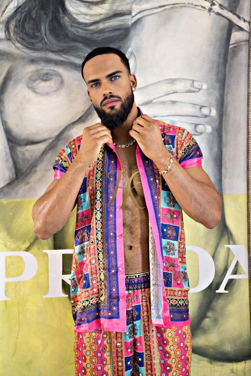 "Exclusive Handmade Silk Ensemble – Limited Edition: Only 10 Worldwide - kayibstrore