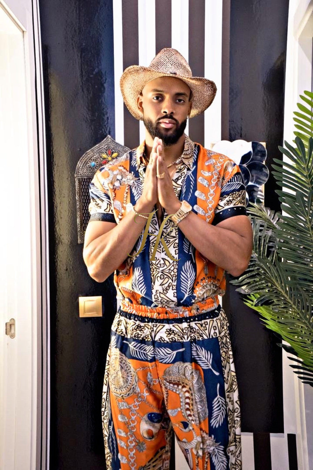 Unleash Your Style: Luxury Silk Set Festival Wear for Men - kayibstrore