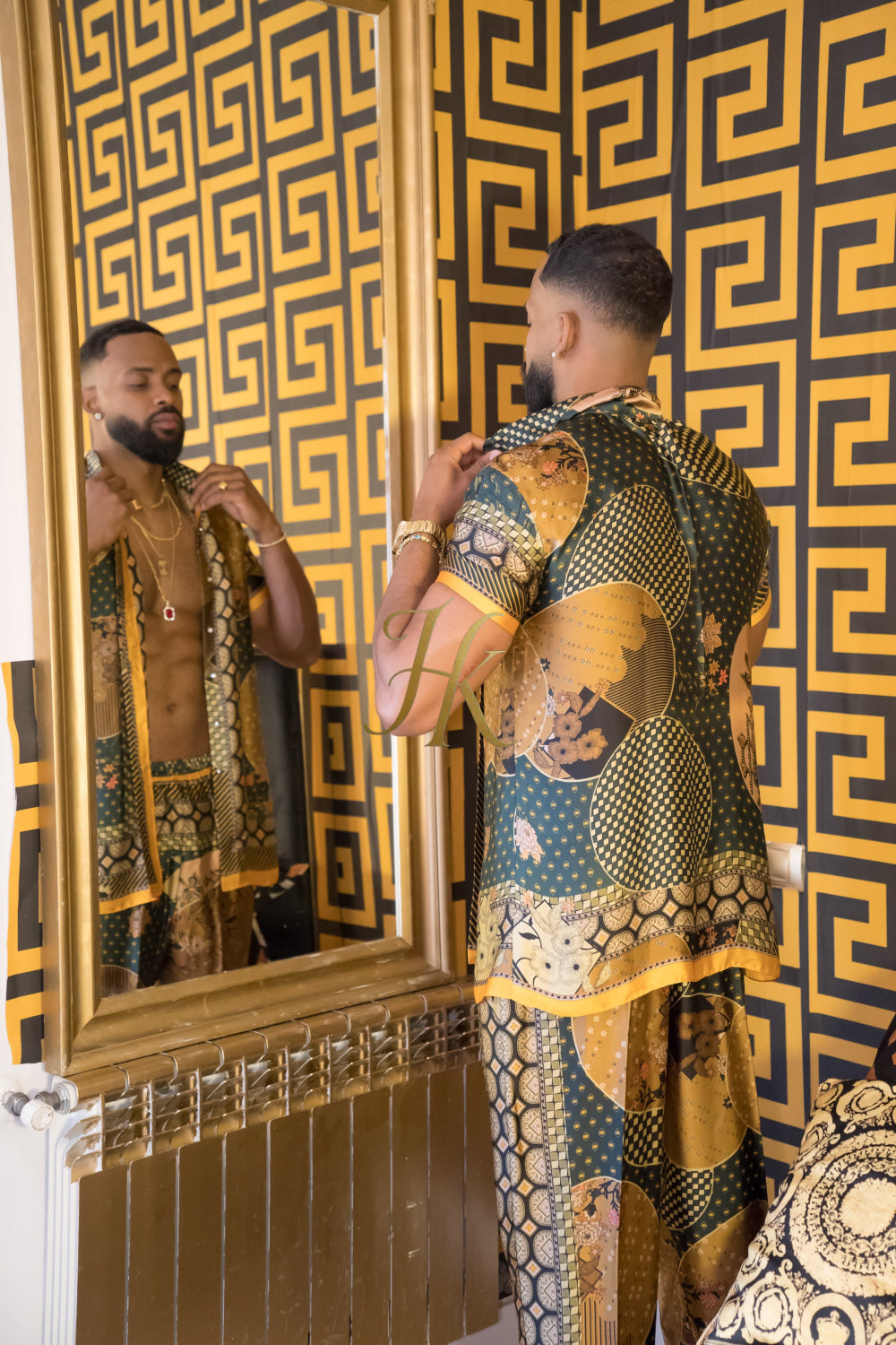 Men's party Luxury Silk Dress Set Outfit - Elevate Your Style Game with Ultimate Comfort and Unbeatable Quality - kayibstrore