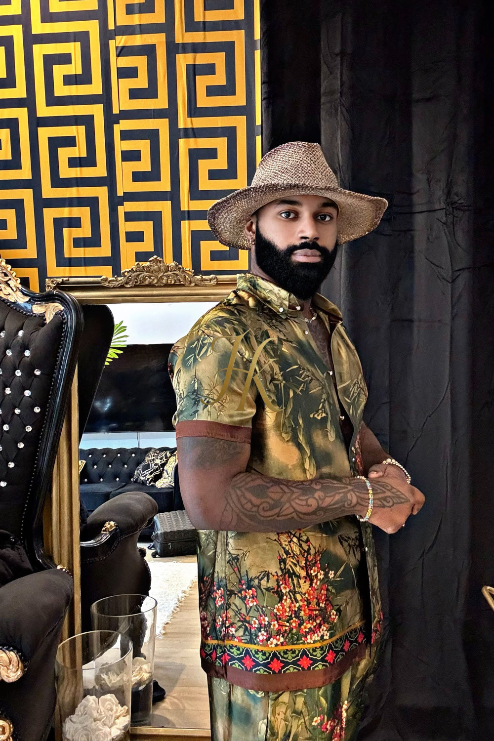 Luxury Handmade Outfits: Men's Luxury Silk Set - kayibstrore