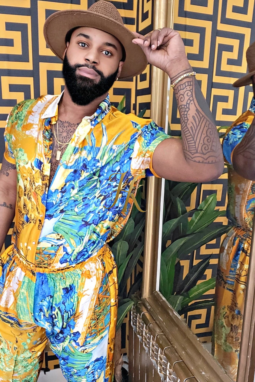 Ultimate Luxury Men's Rave Wear: Silk Set for Unmatched Style and Comfort - kayibstrore