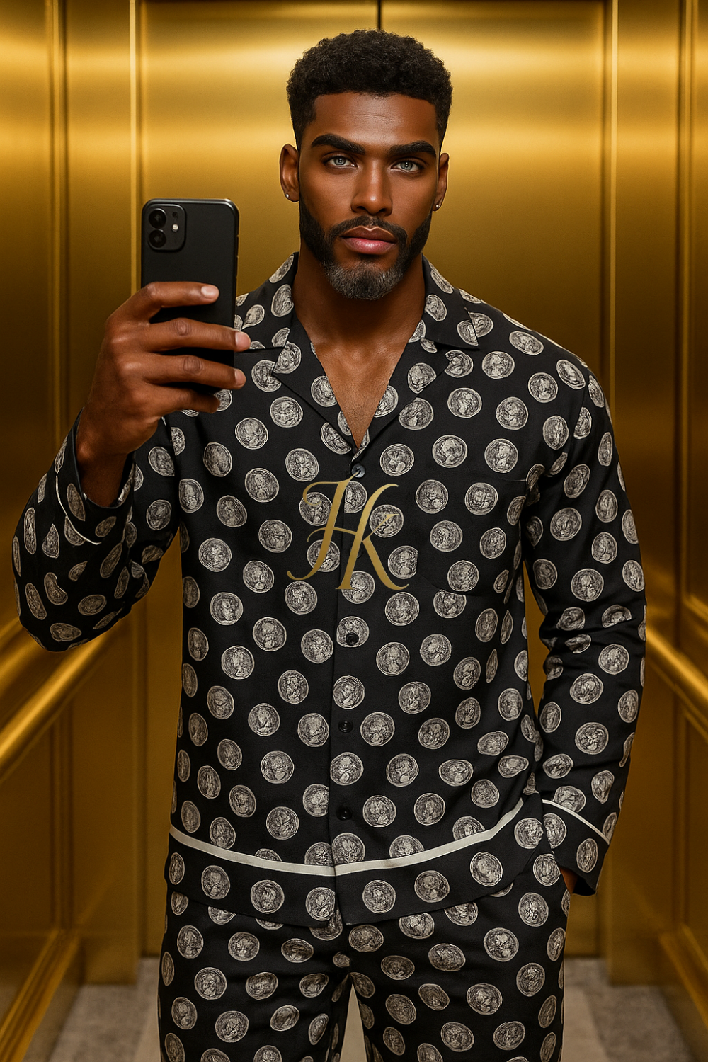 Premium Fashion Men’s Party Set – European Inspired Design