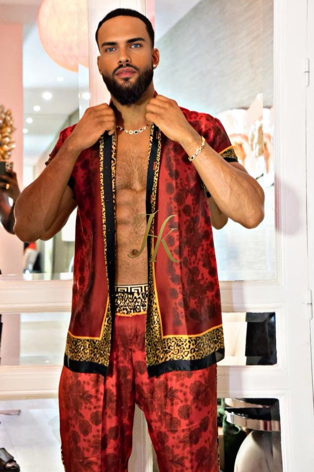 Handmade Outfits: Men's Luxury Silk Set - kayibstrore