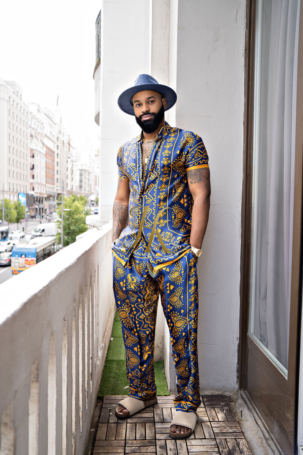 Men's Silk Beach Outfit - kayibstrore