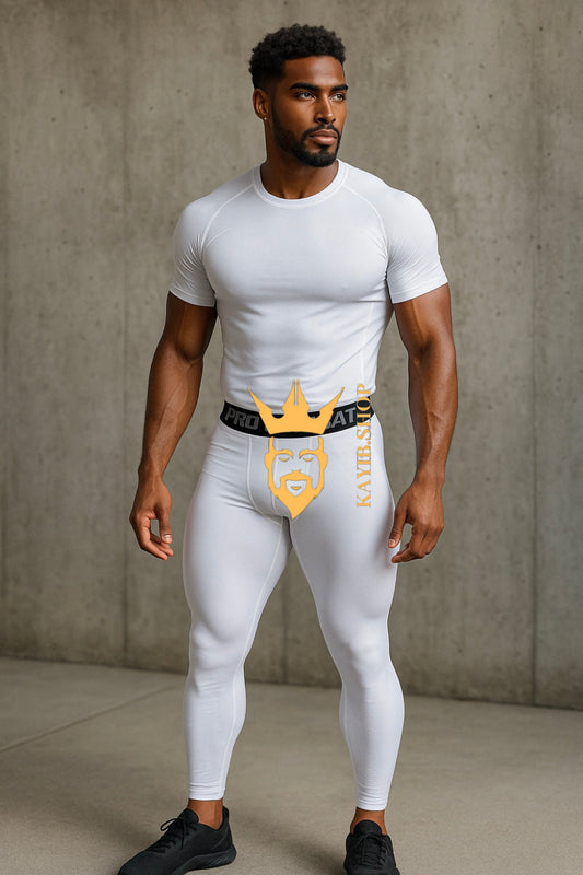High-Performance Men’s Compression Leggings – Workout & Running Tights for Fitness Support