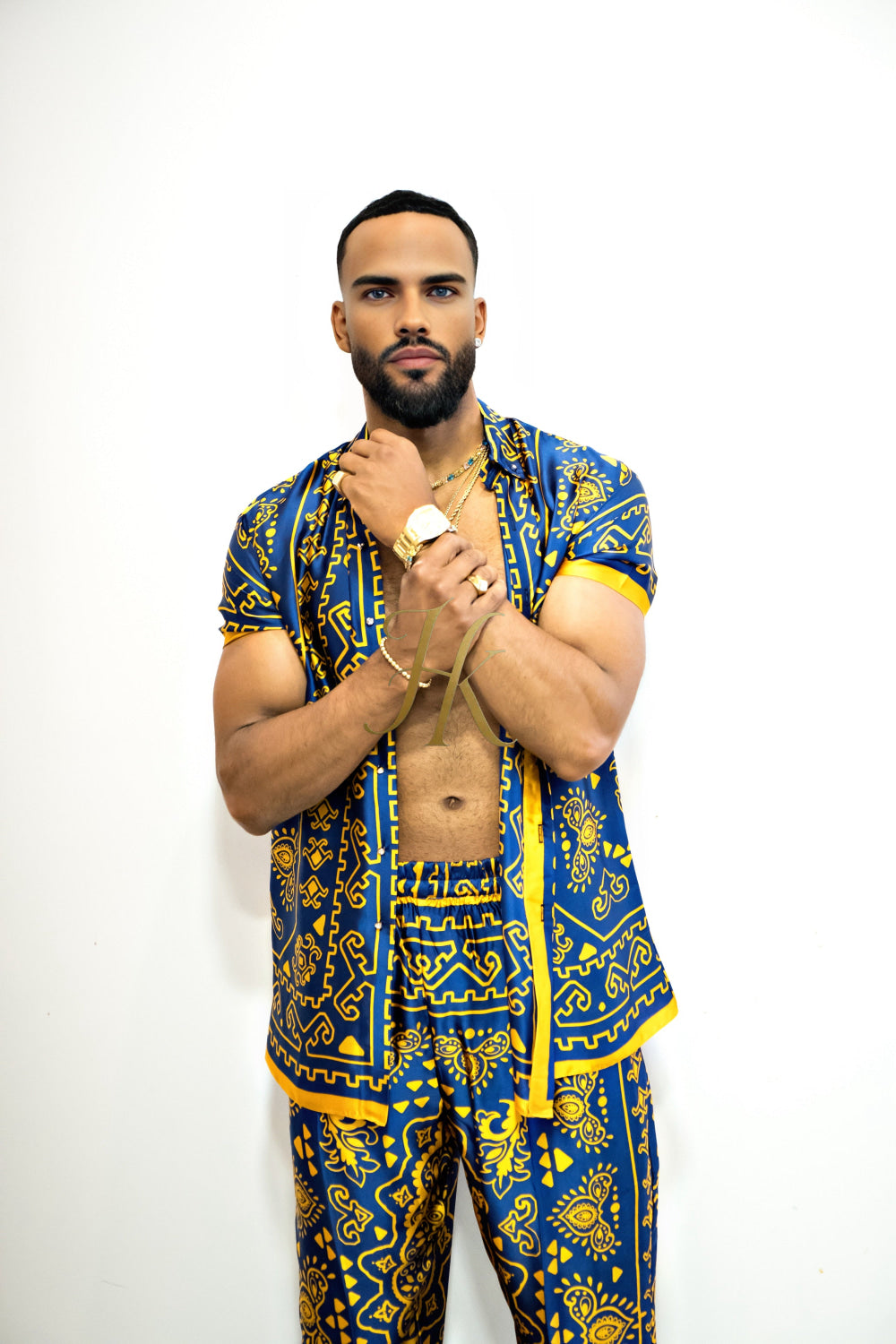 Luxury Silk Rave Wear for Men - kayibstrore